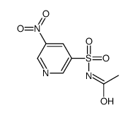 N-(5-nitropyridin-3-yl)sulfonylacetamide Structure