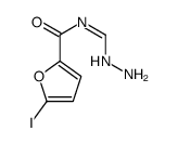 N-(hydrazinylmethylidene)-5-iodofuran-2-carboxamide结构式