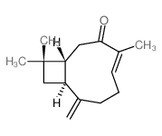 (4E)-4,11,11-trimethyl-8-methylidene-bicyclo[7.2.0]undec-4-en-3-one Structure