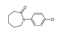 1-(4-chlorophenyl)azepan-2-one Structure