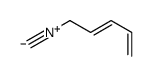 5-isocyanopenta-1,3-diene结构式