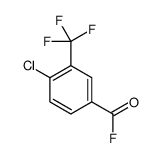 4-chloro-3-(trifluoromethyl)benzoyl fluoride Structure