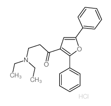3-diethylamino-1-(2,5-diphenyl-3-furyl)propan-1-one结构式