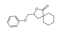 3-(phenoxymethyl)-2-oxaspiro[4.5]decan-1-one Structure