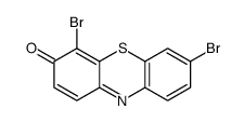 4,7-dibromophenothiazin-3-one结构式