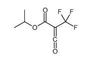 propan-2-yl 3-oxo-2-(trifluoromethyl)prop-2-enoate结构式