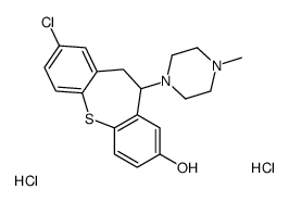 3-chloro-6-(4-methylpiperazin-1-yl)-5,6-dihydrobenzo[b][1]benzothiepin-8-ol,dihydrochloride Structure