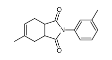 5-methyl-2-m-tolyl-3a,4,7,7a-tetrahydro-isoindole-1,3-dione Structure