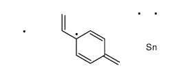 (4-ethenylphenyl)methyl-trimethylstannane Structure