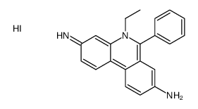 5-ethyl-6-phenylphenanthridin-5-ium-3,8-diamine,iodide结构式