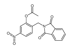 [2-[(1,3-dioxoisoindol-2-yl)methyl]-5-nitrophenyl] acetate结构式