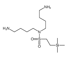 N,N-bis(4-aminobutyl)-2-trimethylsilylethanesulfonamide结构式