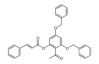 4',6'-dibenzyloxy-2'-(cinnamoyloxy)acetophenone结构式