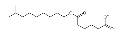 6-(8-methylnonoxy)-6-oxohexanoate结构式