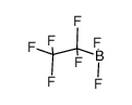 difluoro(perfluoroethyl)borane Structure