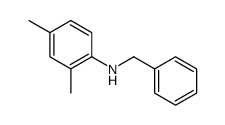 N-benzyl-2,4-dimethylaniline结构式