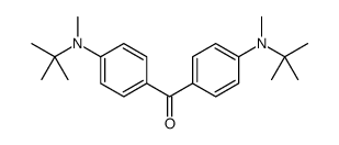 bis[4-[tert-butyl(methyl)amino]phenyl]methanone Structure