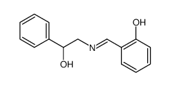2-(<(2-hydroxy-2-phenylethyl)imino>methyl)phenol Structure