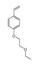 1-ethenyl-4-(2-ethoxyethoxy)benzene结构式