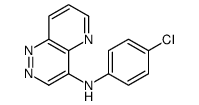 N-(4-chlorophenyl)pyrido[3,2-c]pyridazin-4-amine结构式