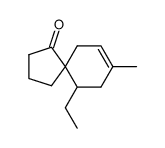 Spiro[4.5]dec-7-en-1-one, 10-ethyl-8-methyl- (9CI)结构式