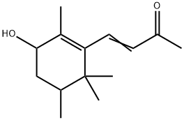 4-(3-Hydroxy-2,5,6,6-tetramethyl-1-cyclohexen-1-yl)-3-buten-2-one structure