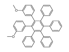 bis-1,2-(3-methoxyphenyl)tetraphenylbenzene结构式