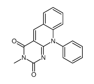 3-methyl-10-phenylpyrimido[4,5-b]quinoline-2,4-dione Structure
