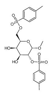 methyl 2,6-di-O-p-tolylsulfonyl-α-D-galactopyranoside Structure