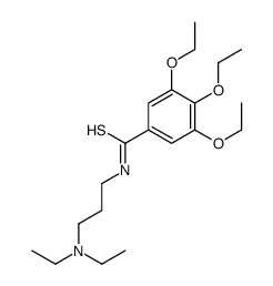 N-[3-(Diethylamino)propyl]-3,4,5-triethoxybenzothioamide Structure