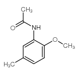 N-(2-Methoxy-5-methylphenyl)-acetamide Structure