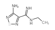 1,2,5-Thiadiazole-3-carboximidamide,4-amino-N-ethyl- structure