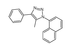 5-methyl-1-naphthalen-1-yl-4-phenyltriazole Structure