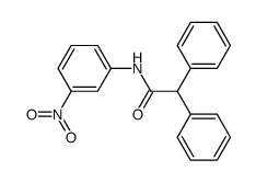 N-(3-Nitrophenyl)-diphenylacetamid Structure