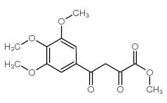 2,4-DIOXO-4-(3,4,5-TRIMETHOXY-PHENYL)-BUTYRIC ACID METHYL ESTER Structure