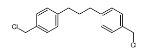 1,3-bis(4-chloromethylphenyl)propane Structure