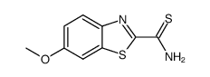 2-Benzothiazolecarbothioamide,6-methoxy-(9CI)结构式