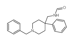 FORMAMIDE, N-((1-BENZYL-4-PHENYL-4-PIPERIDYL)METHYL)-结构式