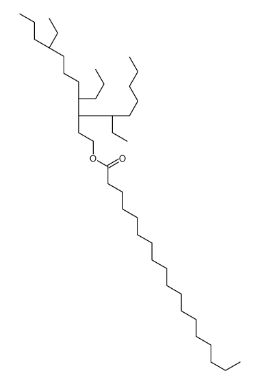 [(3S,4S,8R)-8-ethyl-3-[(3S)-octan-3-yl]-4-propylundecyl] octadecanoate结构式