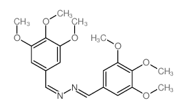 1-(3,4,5-trimethoxyphenyl)-N-[(3,4,5-trimethoxyphenyl)methylideneamino]methanimine结构式