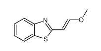 Benzothiazole, 2-(2-methoxyethenyl)- (9CI)结构式