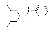 heptan-4-one-phenylhydrazone结构式
