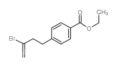 2-BROMO-4-(4-CARBOETHOXYPHENYL)-1-BUTENE结构式
