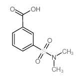 3-(Dimethylsulfamoyl)benzoic acid structure