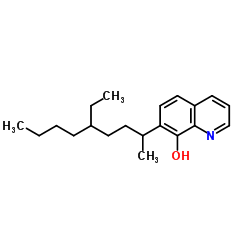 7-(4-乙基-1-甲基辛基)-8-羟基喹啉结构式