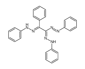 1,5-Diphenyl-3-[phenyl(phenylhydrazono)methyl]formazan Structure