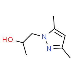 1H-Pyrazole-1-ethanol,-alpha-,3,5-trimethyl- Structure