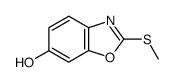 6-hydroxy-2-methylmercaptobenzoxazole Structure