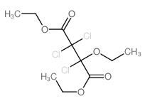 diethyl 2,2,3-trichloro-3-ethoxy-butanedioate Structure
