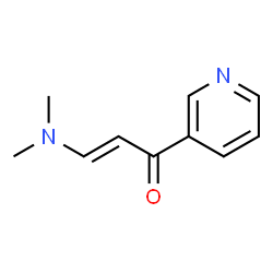 3-(dimethylamino)-1-(pyridin-3-yl)prop-2-en-1-one结构式